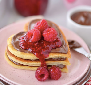 VALENTINES PANCAKE RECIPE